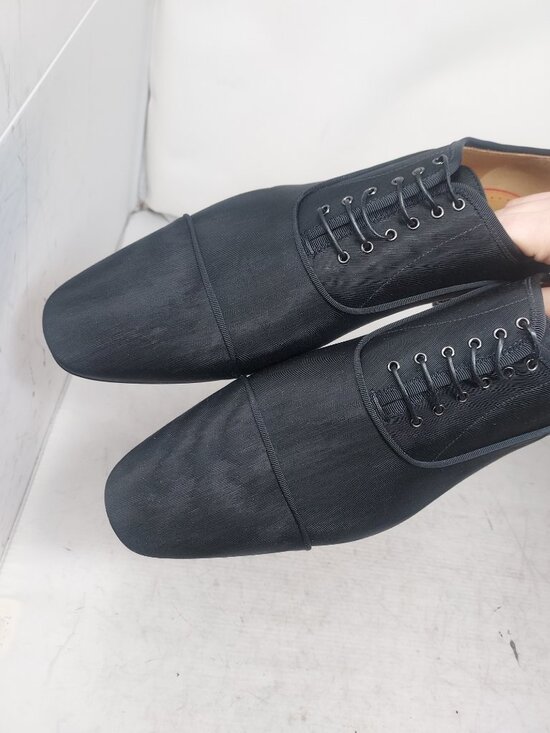 Christian Louboutin MENS Black Greggyrocks Spiked Heel Lace Up Oxford Shoe main image 5